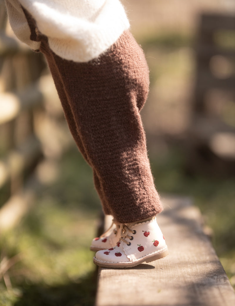 Petit Nord Apple Scallop Boot Boots Cream 052