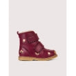 Autumn Flower Scallop Winter Boot - Fuschia