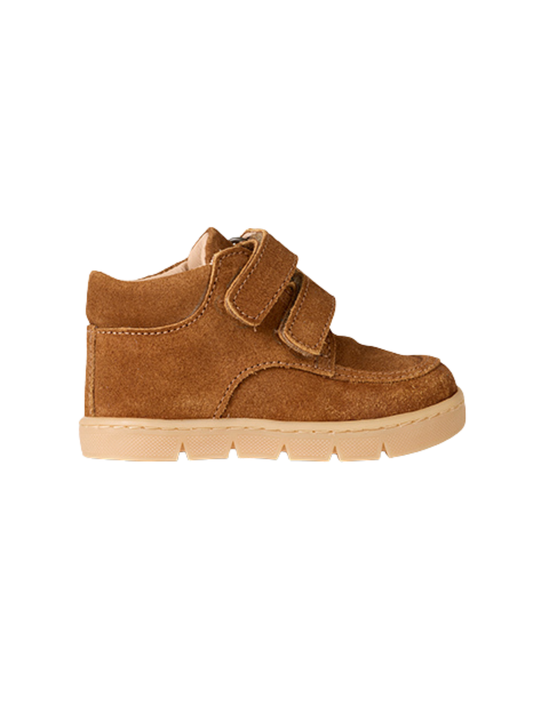 Petit Nord Chubby Cruiser velcro Indoor Shoes Chestnut Suede 155