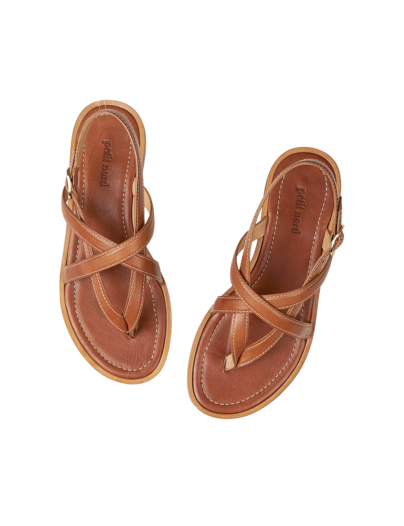 Petit Nord Ella Sandal Women Cognac 002