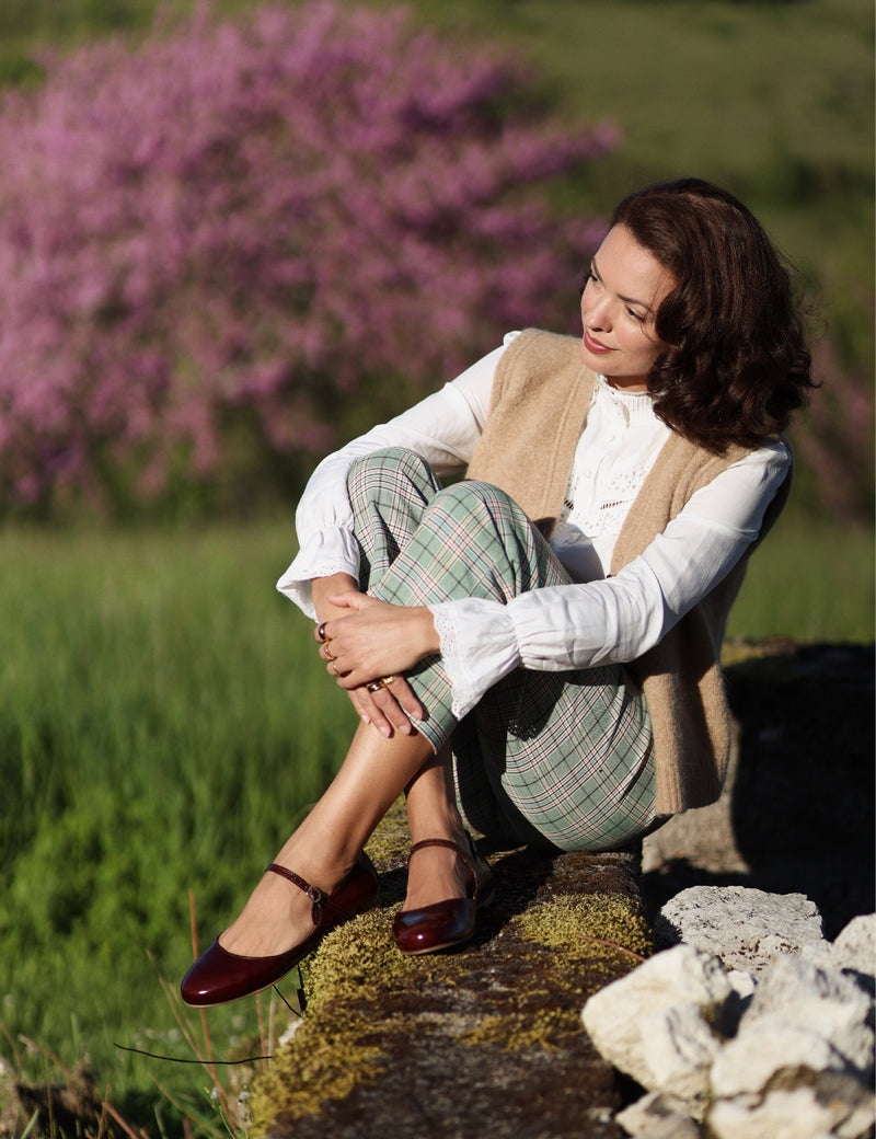 Petit Nord Thea ballerina Women Ox Blood 144