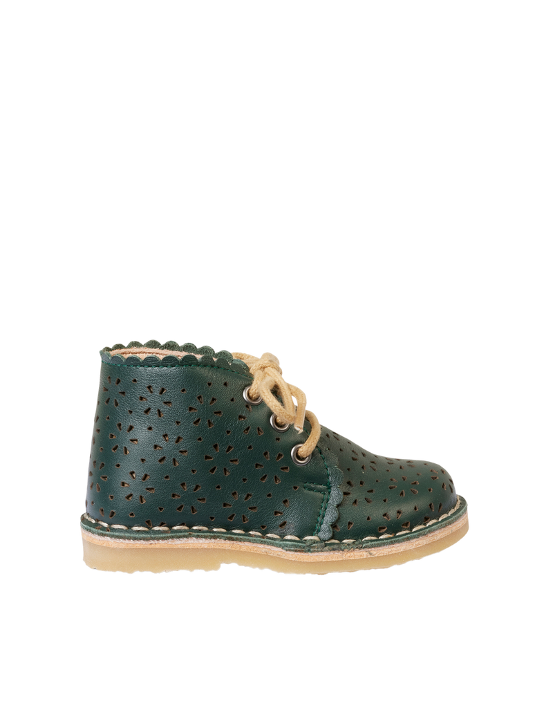 Petit Nord Scallop Boot Flower Low Boot Shoes Kale 068
